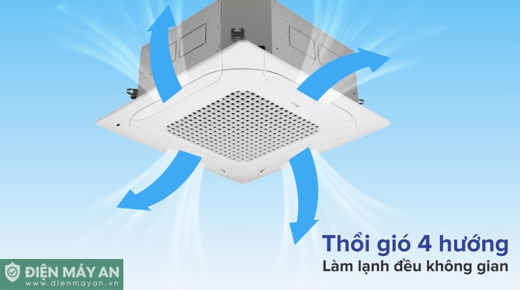 Điều hòa âm trần cassette LG Inverter 48000 BTU ZTNQ48GMLA0